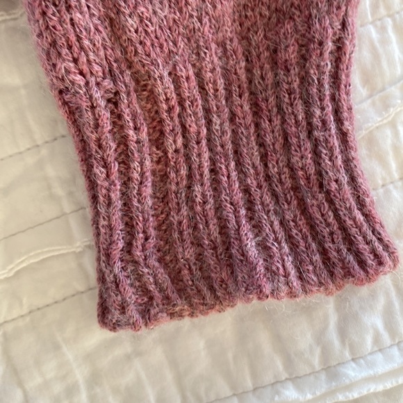 Eileen Fisher rose pink or light mauve sweater - Picture 9 of 12
